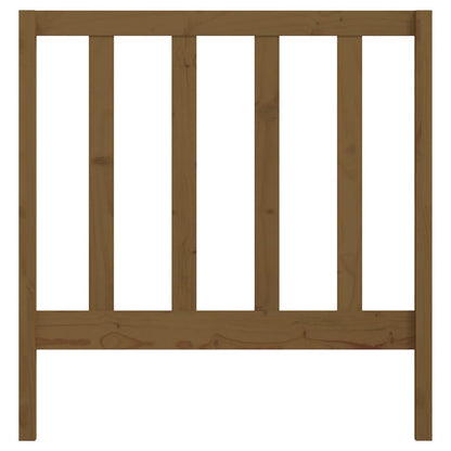 Bed Headboard Honey Brown 106x4x100 cm Solid Wood Pine