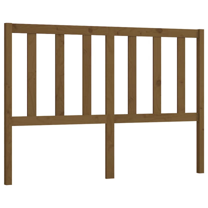 Bed Headboard Honey Brown 166x4x100 cm Solid Wood Pine