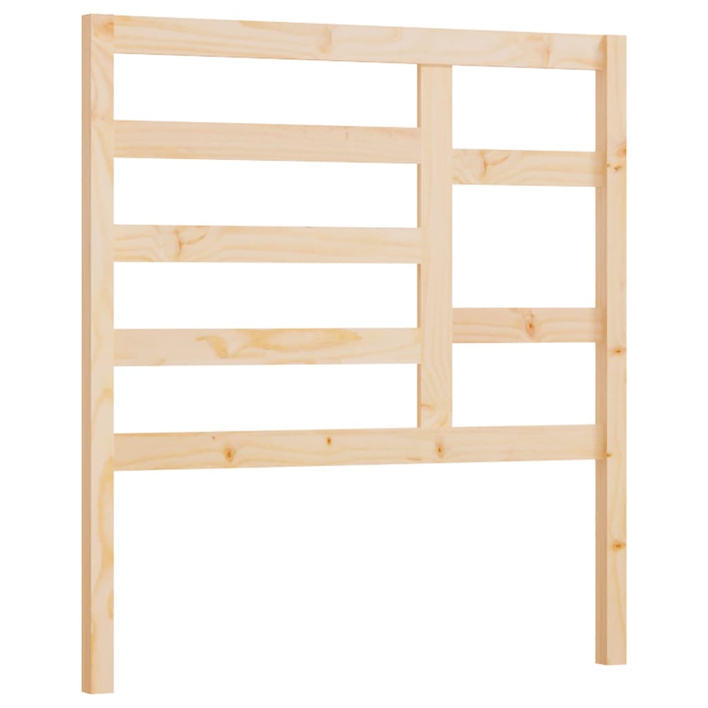 Bed Headboard 81x4x104 cm Solid Wood Pine