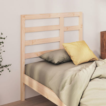 Bed Headboard 81x4x104 cm Solid Wood Pine