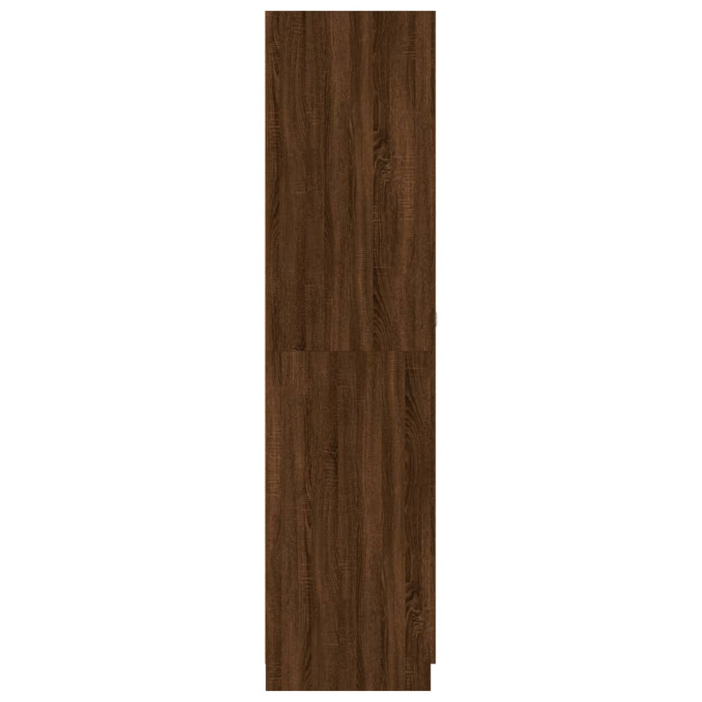 Wardrobe Brown Oak 90x50x200 cm Engineered Wood