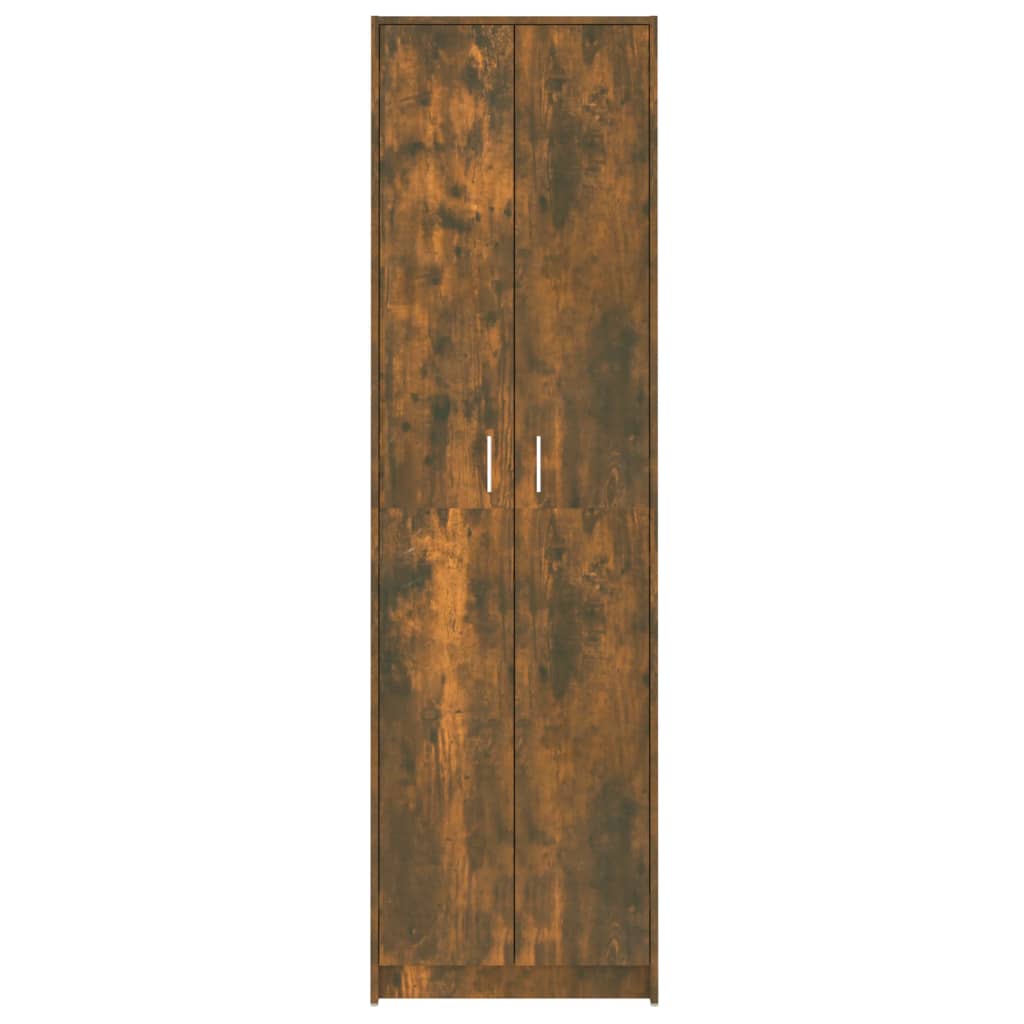 Hallway Wardrobe Smoked Oak 55x25x189 cm Engineered Wood