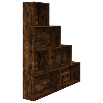 Book Cabinet Smoked Oak 155x24x160 cm