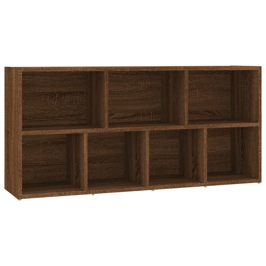 Book Cabinet Brown Oak 50x25x106 cm