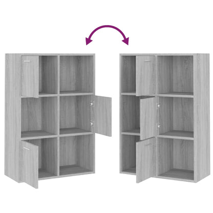 Storage Cabinet Grey Sonoma 60x29.5x90 cm