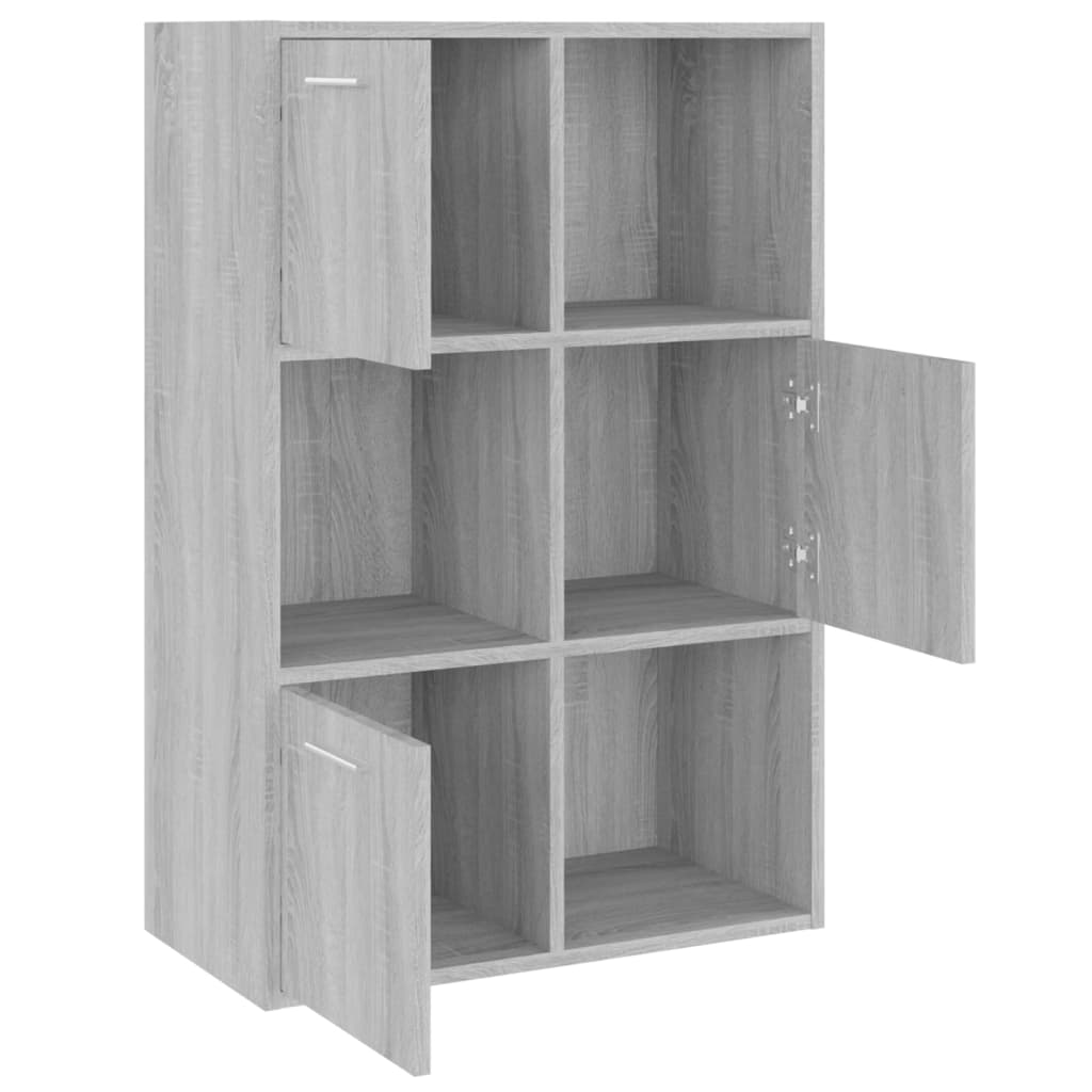 Storage Cabinet Grey Sonoma 60x29.5x90 cm