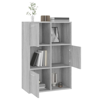 Storage Cabinet Grey Sonoma 60x29.5x90 cm