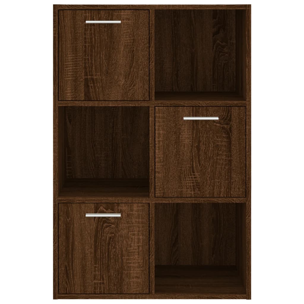 Storage Cabinet Brown Oak 60x29.5x90 cm