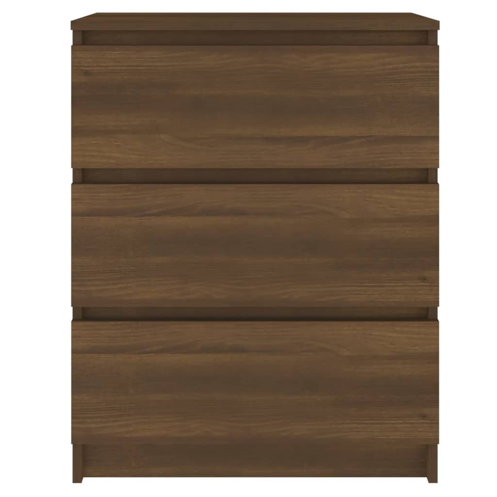 Sideboard Brown Oak 60x35x76 cm Engineered Wood