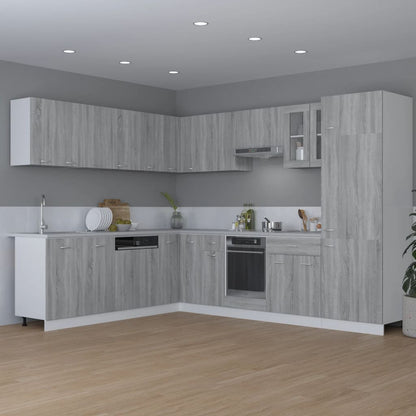 Hanging Cabinet Grey Sonoma 80x31x60 cm Engineered Wood