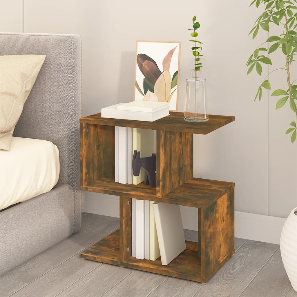 Bedside Cabinets 2 pcs Smoked Oak 50x30x51.5 cm Engineered Wood