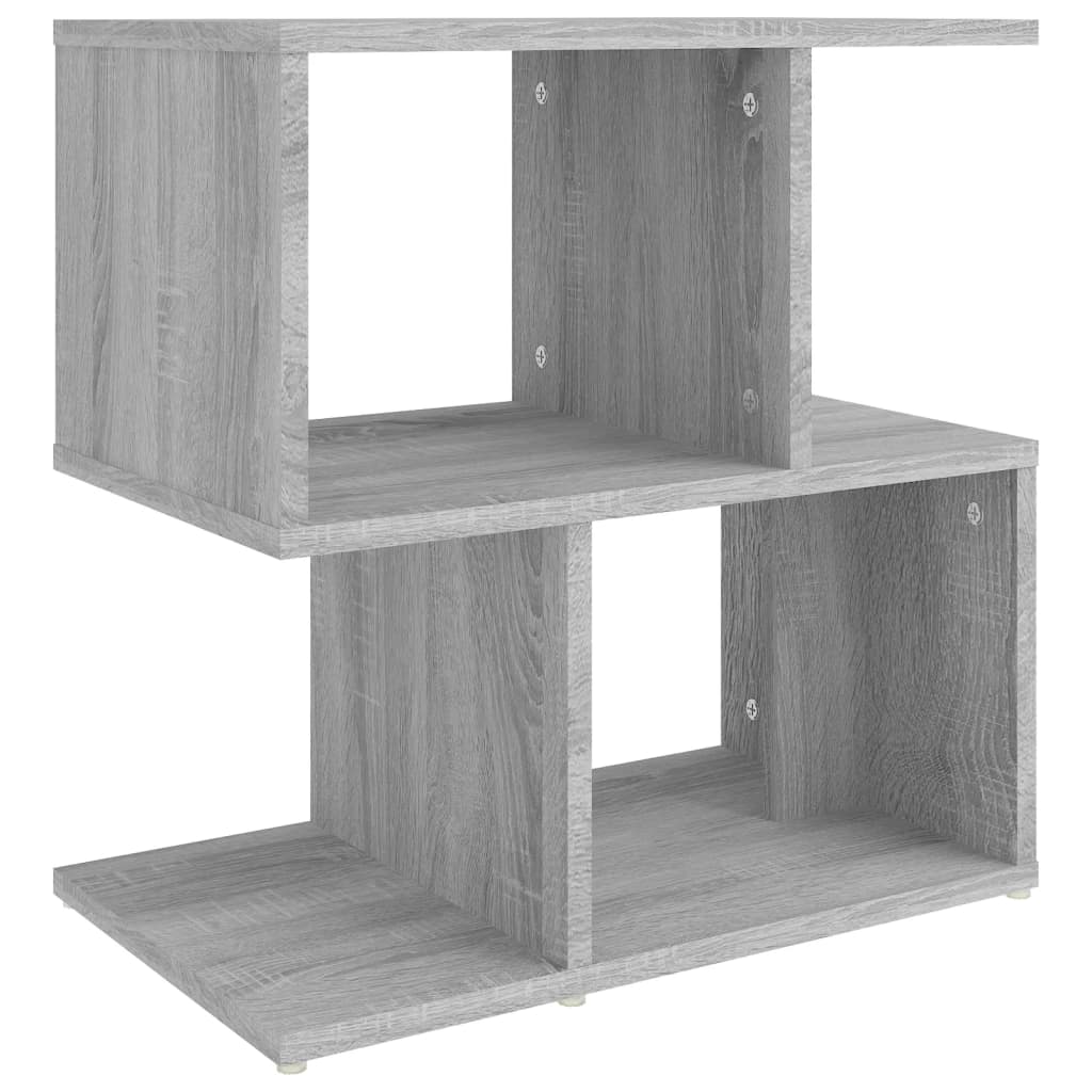 Bedside Cabinet Grey Sonoma 50x30x51.5 cm Engineered Wood