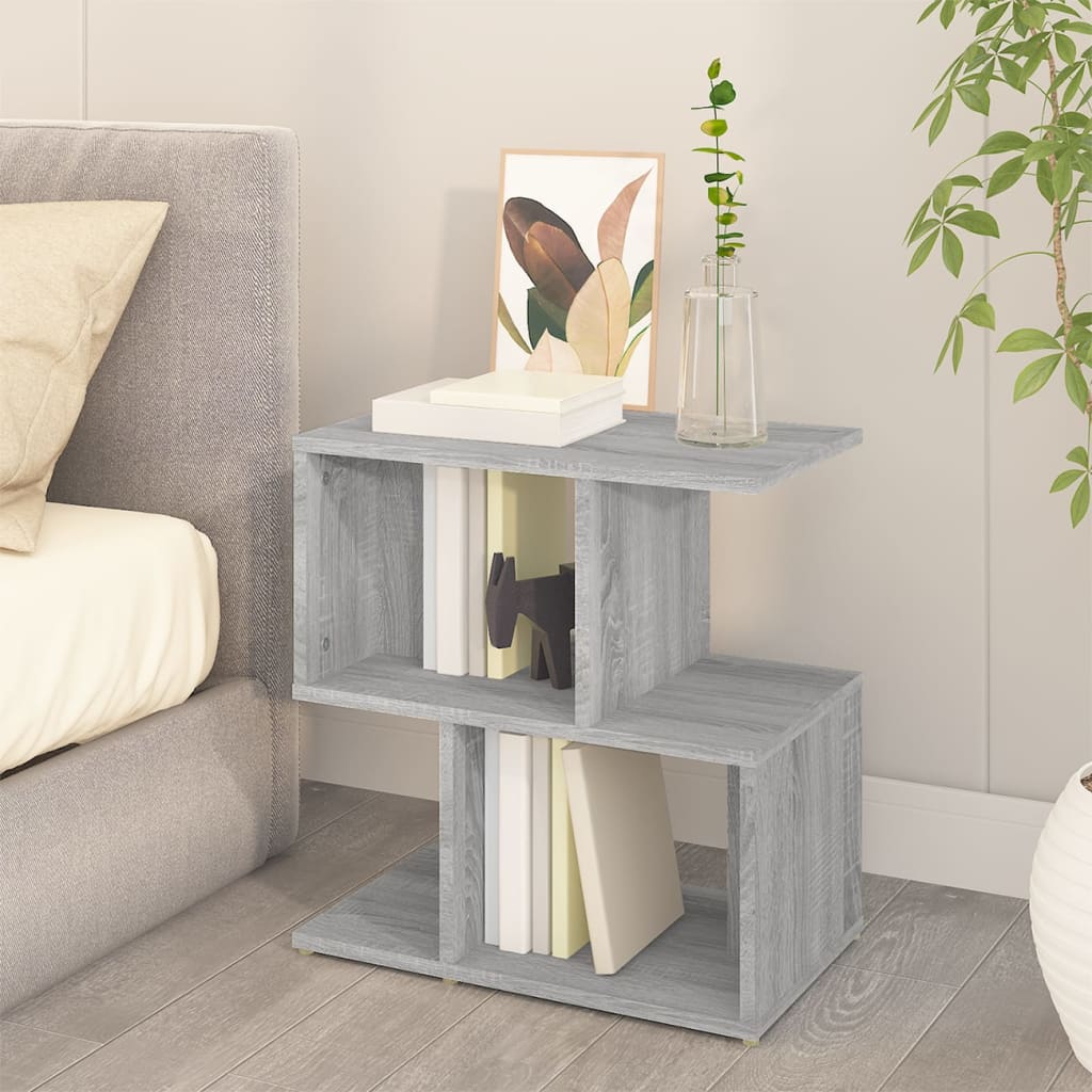 Bedside Cabinet Grey Sonoma 50x30x51.5 cm Engineered Wood