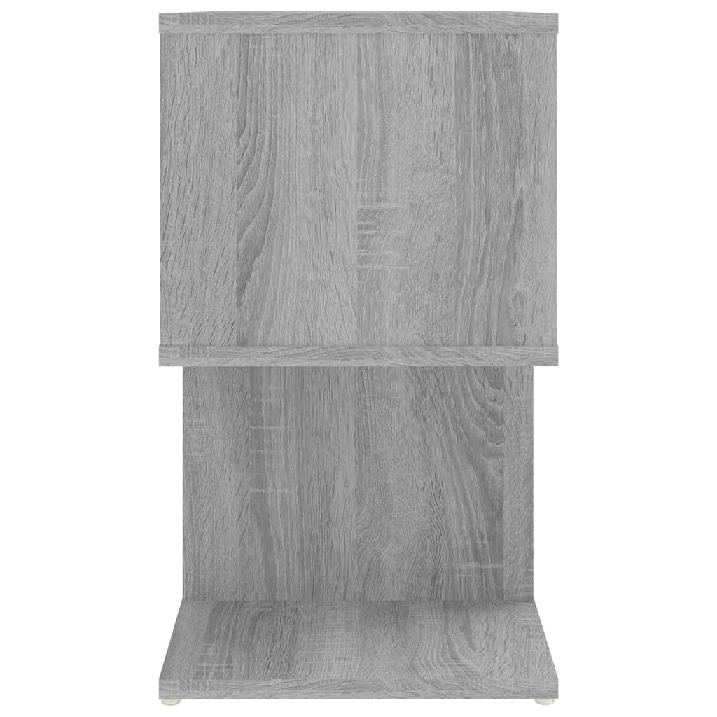 Bedside Cabinet Grey Sonoma 50x30x51.5 cm Engineered Wood