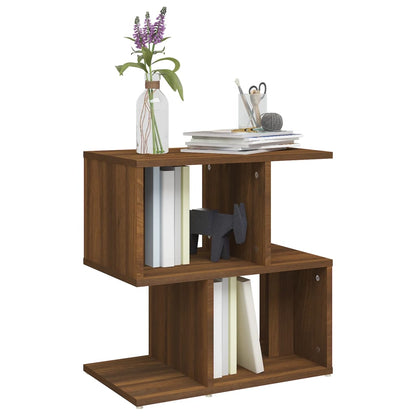 Bedside Cabinet Brown Oak 50x30x51.5 cm Engineered Wood