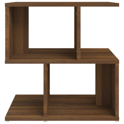 Bedside Cabinet Brown Oak 50x30x51.5 cm Engineered Wood