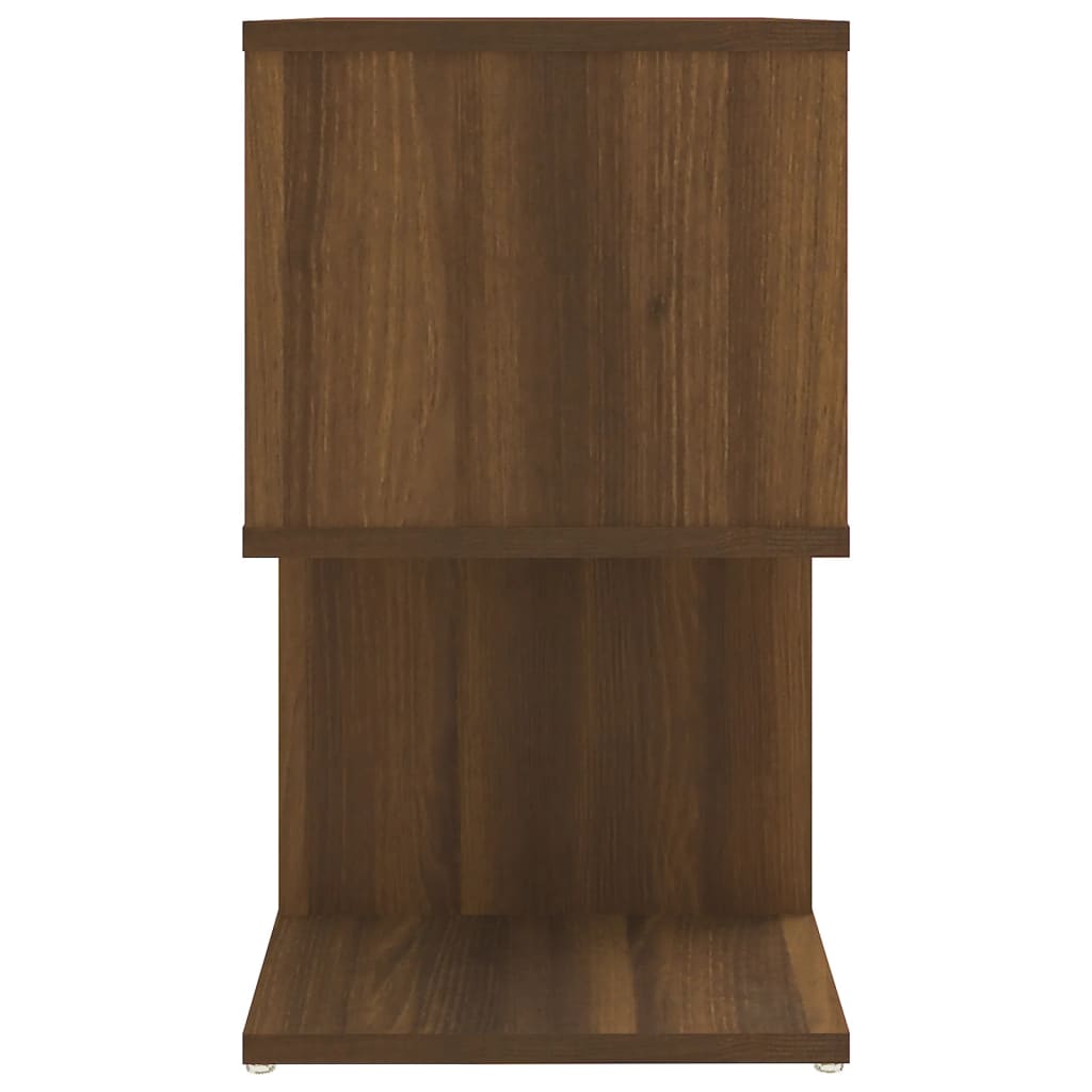 Bedside Cabinets 2 pcs Brown Oak 50x30x51.5 cm Engineered Wood