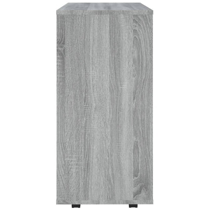 Rolling Cabinet Grey Sonoma 60x35x75 cm Engineered Wood