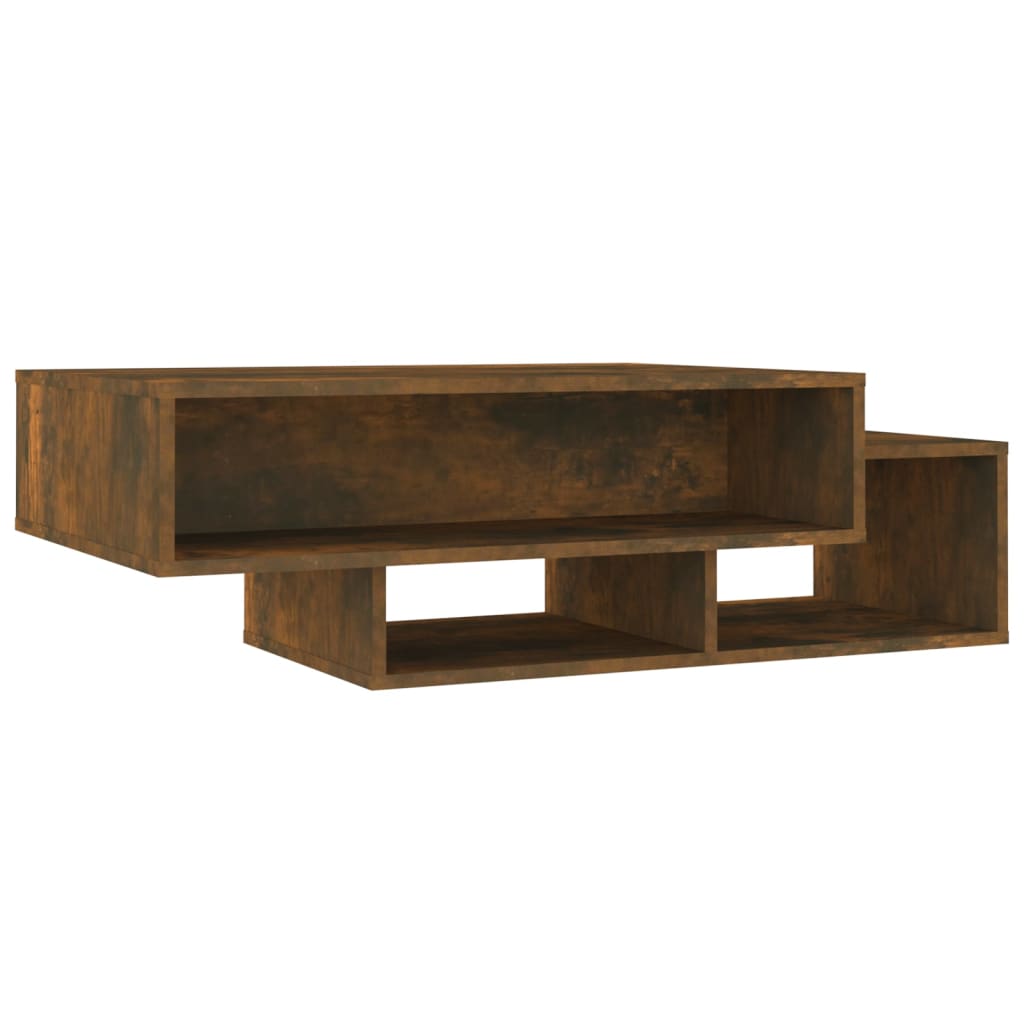 Coffee Table Smoked Oak 105x55x32 cm Engineered Wood