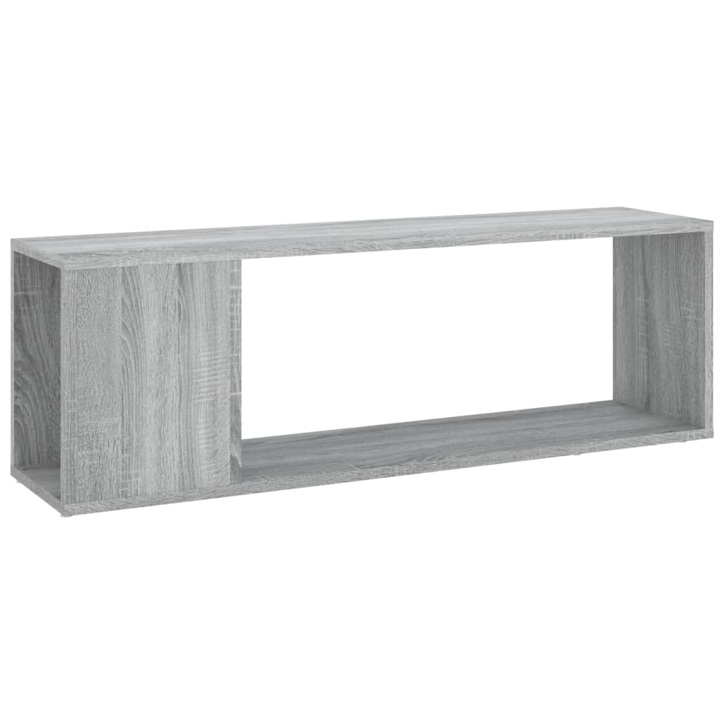 TV Cabinet Grey Sonoma 100x24x32 cm Engineered Wood