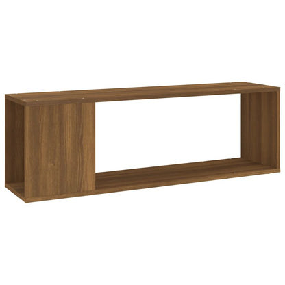 TV Cabinet Brown Oak 100x24x32 cm Engineered Wood