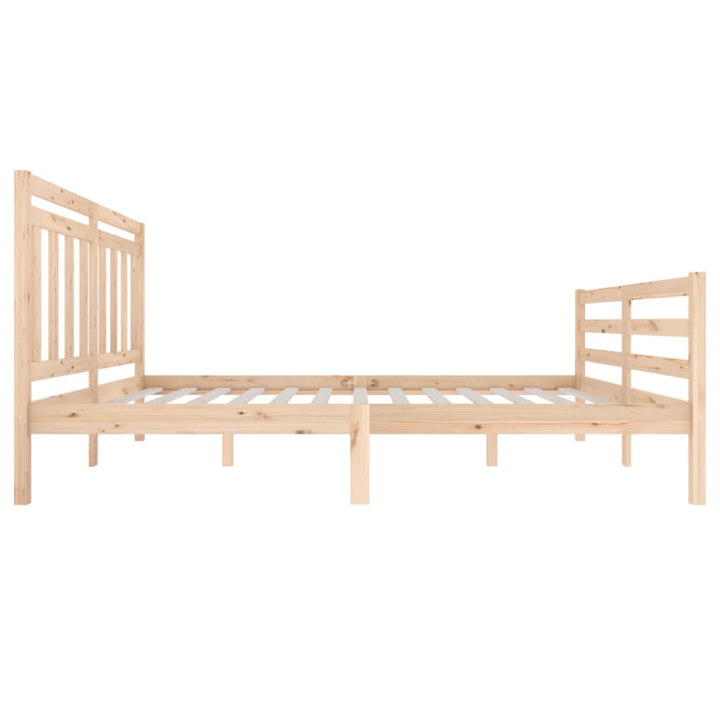 Bed Frame Solid Wood 140x200 cm