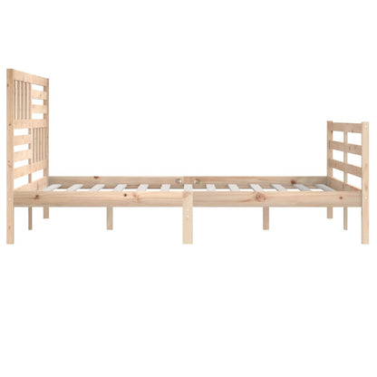 Bed Frame 180x200 cm Super King Size Solid Wood