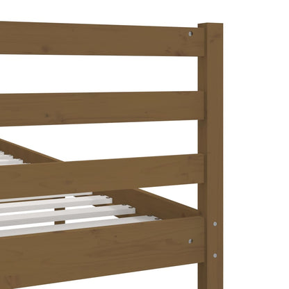 Bed Frame without Mattress Honey Brown Solid Wood 200x200 cm