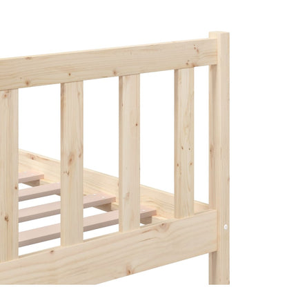 Bed Frame Solid Wood 140x200 cm