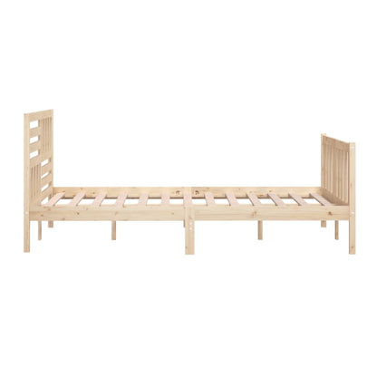 Bed Frame 180x200 cm Super King Size Solid Wood