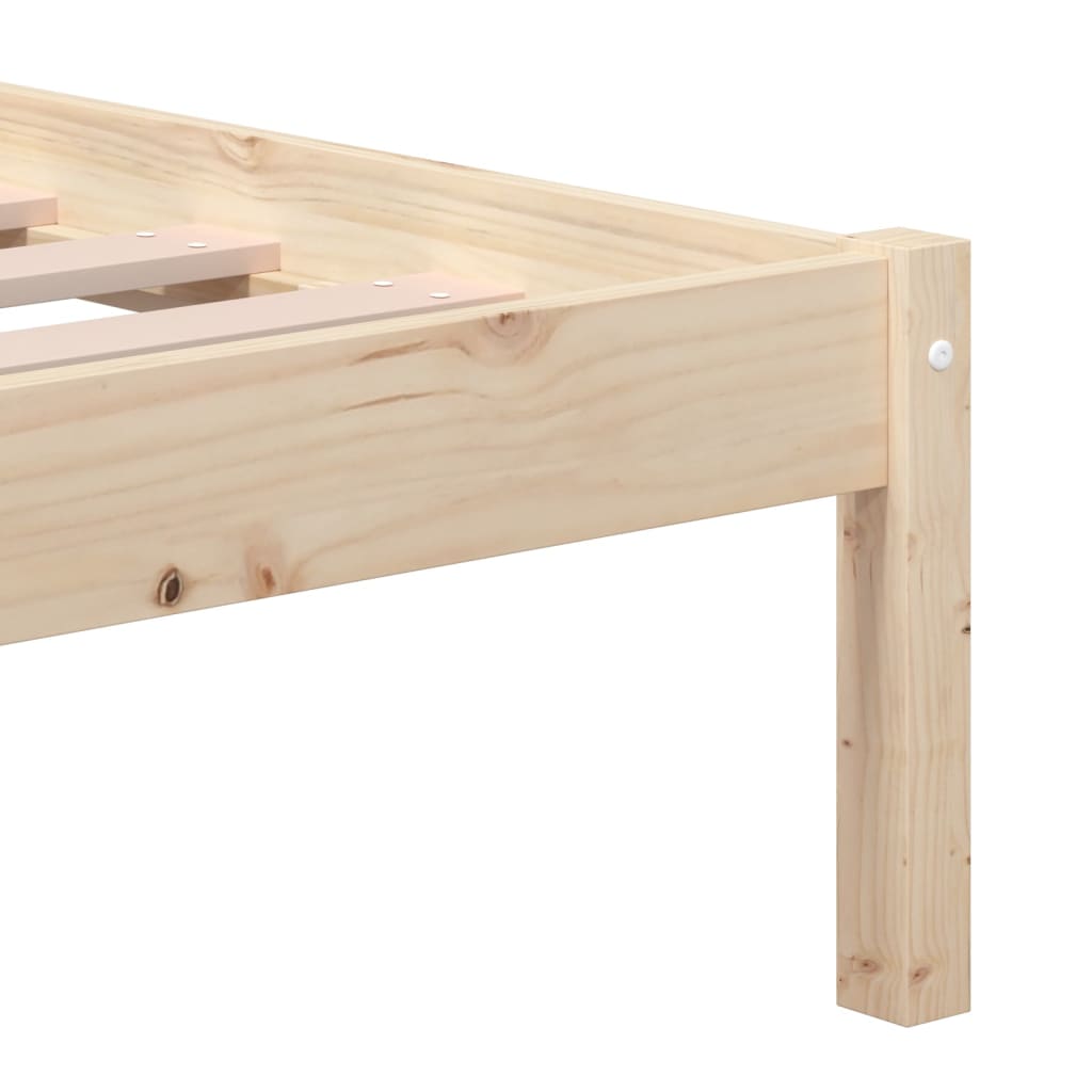 Bed Frame without Mattress King Size Solid Wood