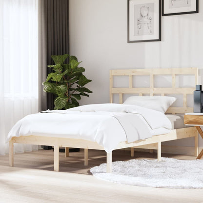 Bed Frame without Mattress King Size Solid Wood