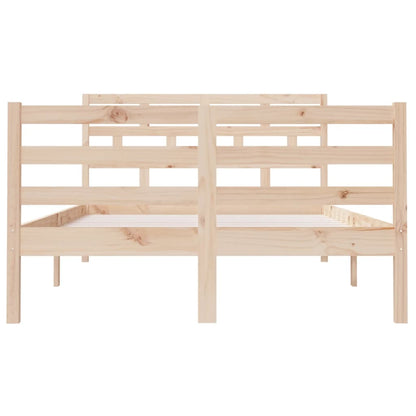 Bed Frame without Mattress Small Double Solid Wood