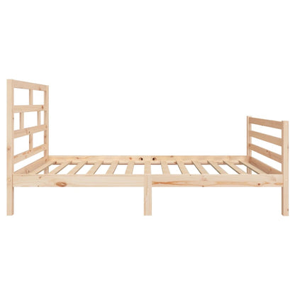 Bed Frame Solid Wood Pine 90x200 cm