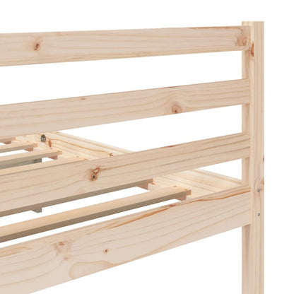 Bed Frame Solid Wood Pine 90x200 cm