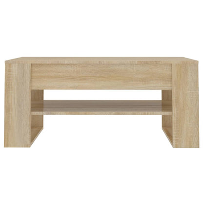 Coffee Table Sonoma Oak 102x55x45 cm Engineered Wood