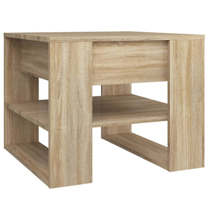 Coffee Table Sonoma Oak 55.5x55x45 cm Engineered Wood