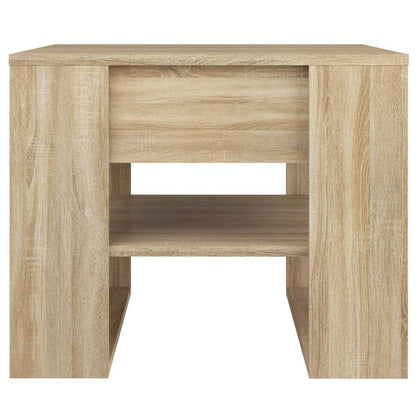 Coffee Table Sonoma Oak 55.5x55x45 cm Engineered Wood