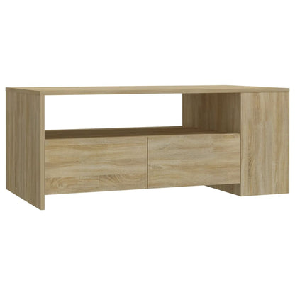 Coffee Table Sonoma Oak 102x55x42 cm Engineered Wood