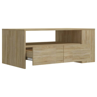 Coffee Table Sonoma Oak 102x55x42 cm Engineered Wood