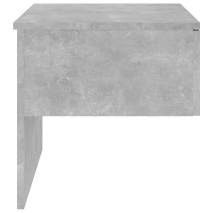 Wall-mounted Bedside Cabinet Concrete Grey