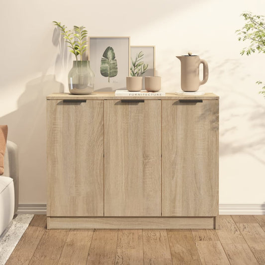 Sideboard Sonoma Oak 90.5x30x70 cm Engineered Wood