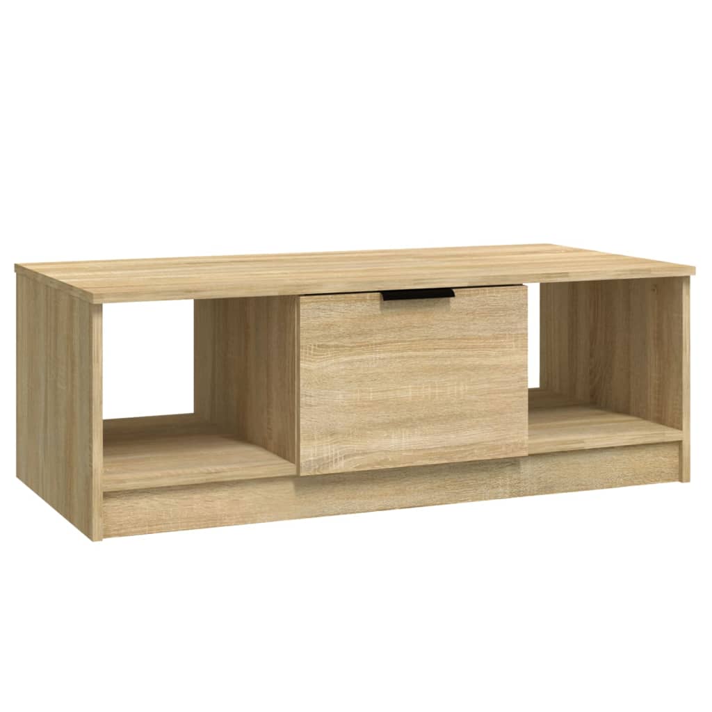 Coffee Table Sonoma Oak 102x50x36 cm Engineered Wood