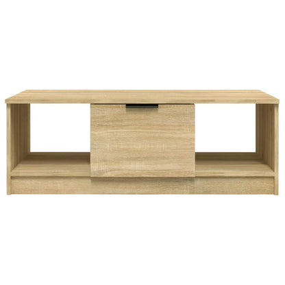 Coffee Table Sonoma Oak 102x50x36 cm Engineered Wood