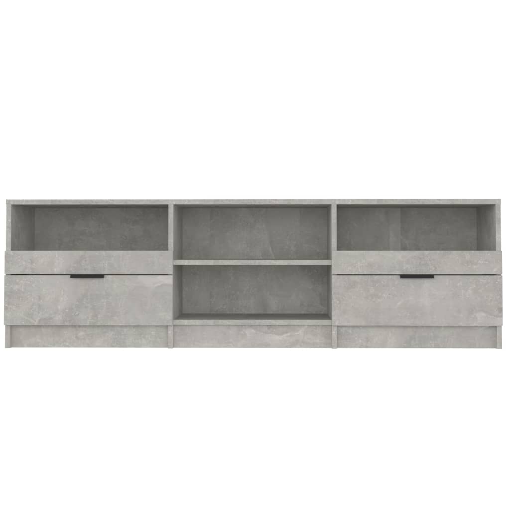 TV Cabinet Concrete Grey 150x33.5x45 cm Engineered Wood