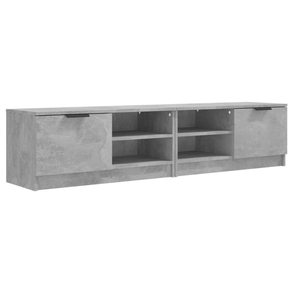 TV Cabinets 2 pcs Concrete Grey 80x35x36.5 cm Engineered Wood