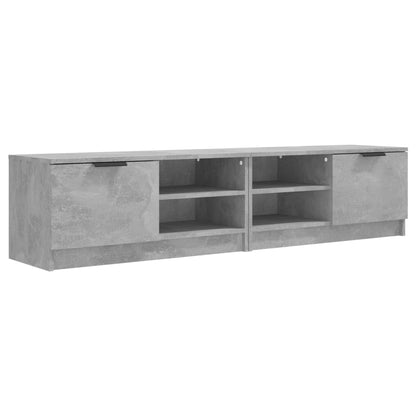 TV Cabinets 2 pcs Concrete Grey 80x35x36.5 cm Engineered Wood