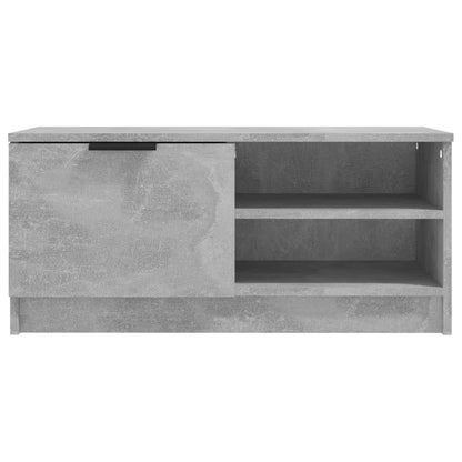 TV Cabinets 2 pcs Concrete Grey 80x35x36.5 cm Engineered Wood