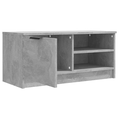 TV Cabinets 2 pcs Concrete Grey 80x35x36.5 cm Engineered Wood