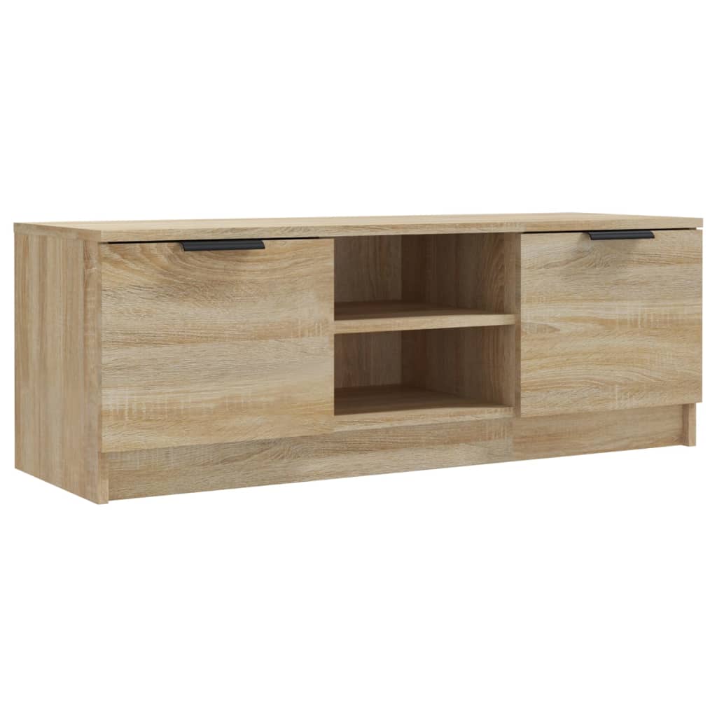 TV Cabinet Sonoma Oak 102x35x36.5 cm Engineered Wood